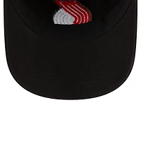 Men's New Era Black Portland Trail Blazers Team 2.0 9TWENTY Adjustable Hat