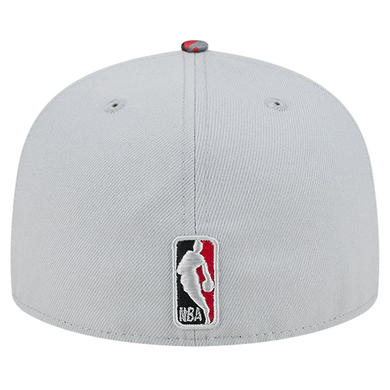 Casquette ajustée 59FIFTY à visière camouflage couleur active Portland Trail Blazers New Era pour hommes