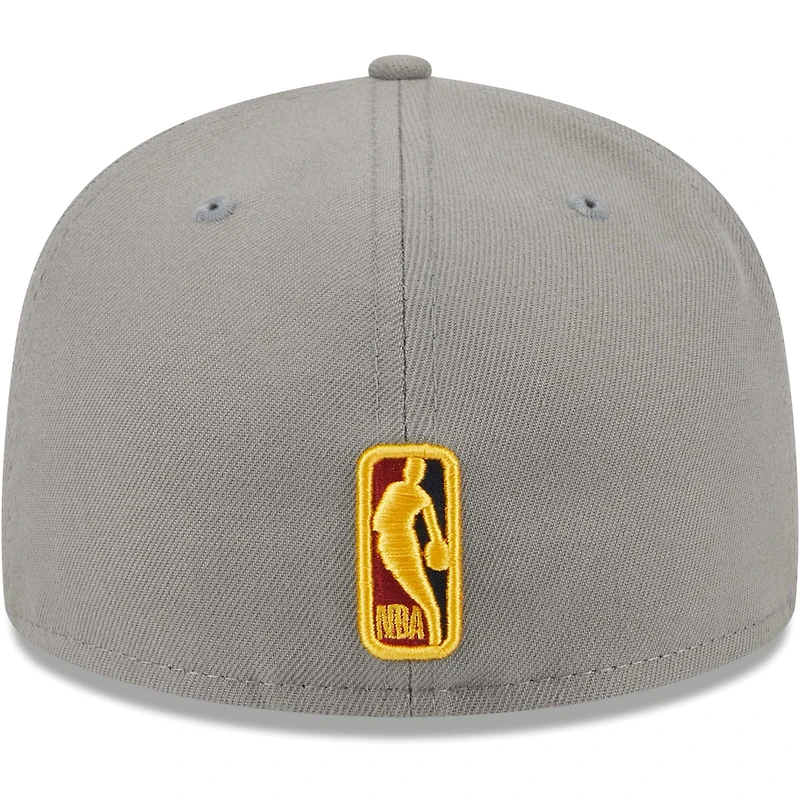 Men's New Era Gray Portland Trail Blazers Color Pack 59FIFTY Fitted Hat
