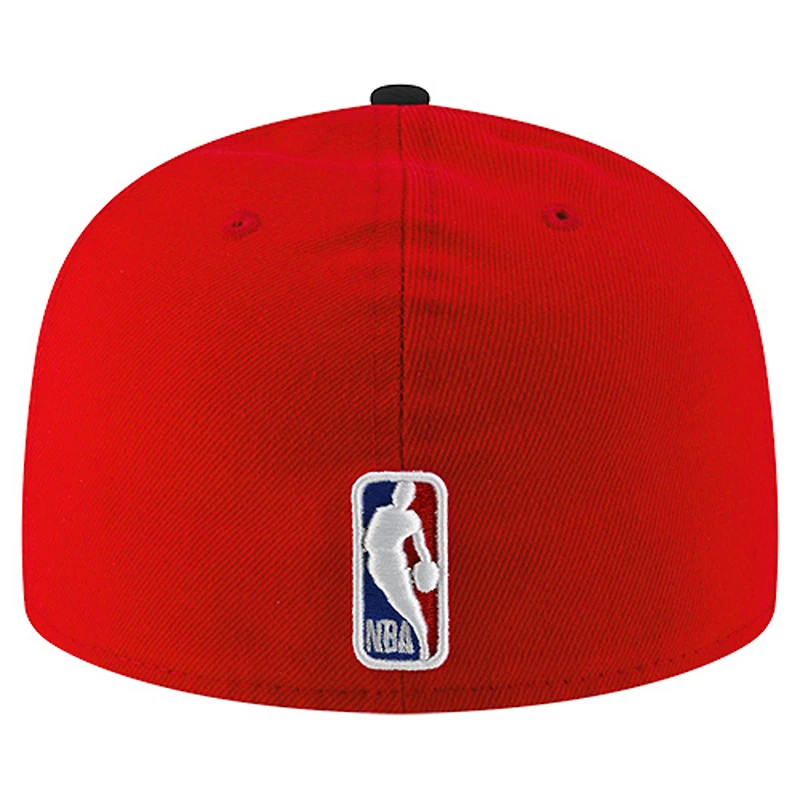 Casquette ajustée New Era rouge Portland Trail Blazers Statement Edition Jersey Hook 59Fifty pour homme