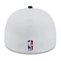 Men's New Era White/Black Portland Trail Blazers 2025 NBA Draft A-Frame 59FIFTY Fitted Hat