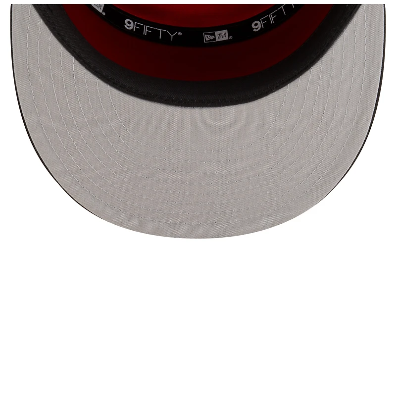 Men's New Era  White/Black Portland Trail Blazers 2025 NBA Tip Off Split Panel 9FIFTY Snapback Hat