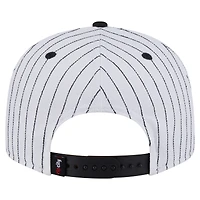 Men's New Era  White Portland Trail Blazers Deceptor Pinstripe 9FIFTY Snapback Hat