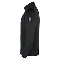 Men's Nike Black Portland Trail Blazers 2025/26 Authentic Coaches Quarter-Zip Dri-Fit Top