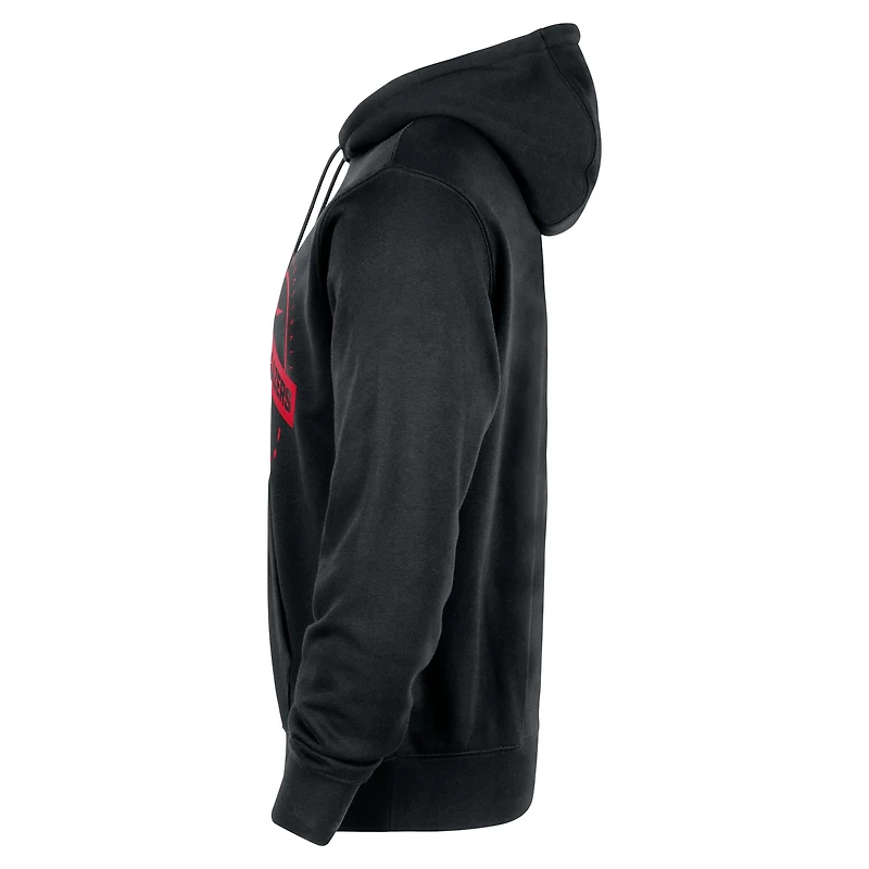 Men's Nike Black Portland Trail Blazers 2025/26 Authentic Practice Club Pullover Hoodie