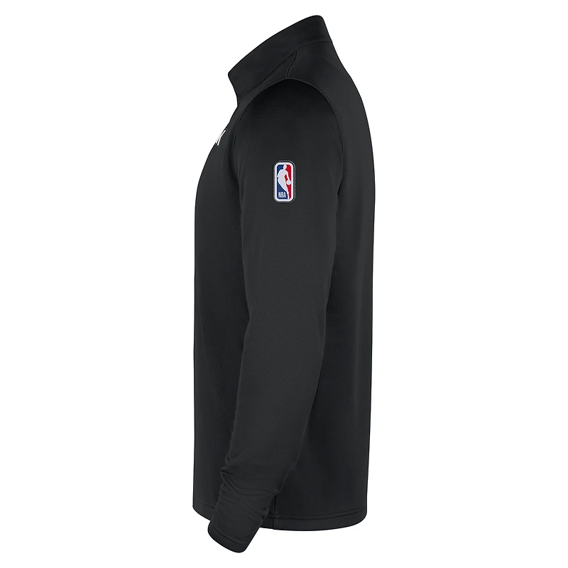 Men's Nike  Black Portland Trail Blazers 2025/26 City Edition Remix Authentic Coaches Dri-FIT Half-Zip Top