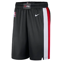 Short Nike noir Swingman Dri-FIT Portland Trail Blazers pour homme – Édition Icon