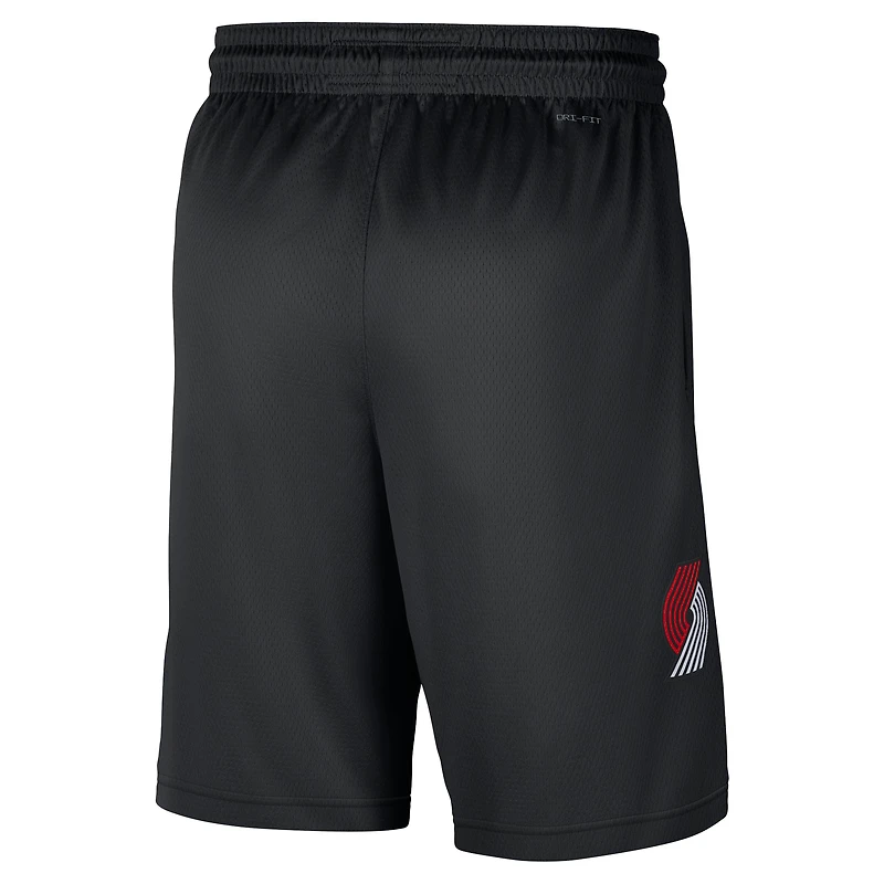 Short Nike noir Swingman Dri-FIT Portland Trail Blazers pour homme – Édition Icon