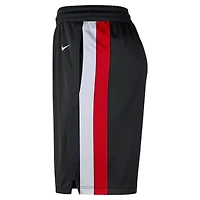 Short Nike noir Swingman Dri-FIT Portland Trail Blazers pour homme – Édition Icon