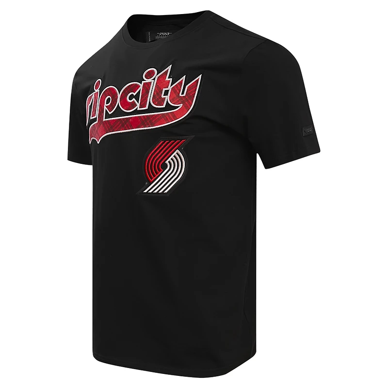 T-shirt Pro Standard noir Portland Trail Blazers 2023 City Edition pour hommes