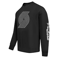Sweat-shirt à capuche noir Pro Standard pour homme des Portland Trail Blazers Paint the City