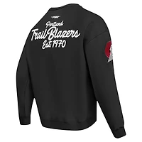 Sweat-shirt à capuche noir Pro Standard pour homme des Portland Trail Blazers Paint the City