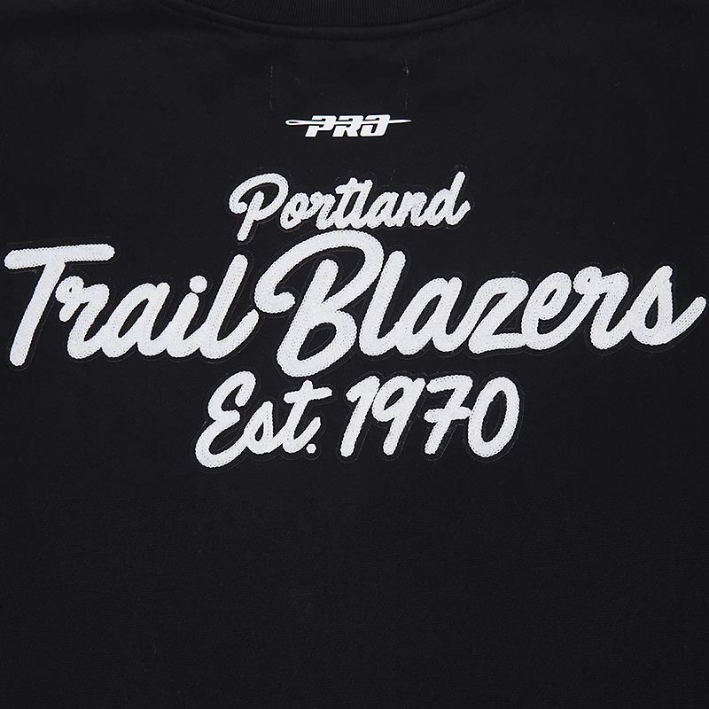 Sweat-shirt à capuche noir Pro Standard pour homme des Portland Trail Blazers Paint the City