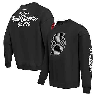 Sweat-shirt à capuche noir Pro Standard pour homme des Portland Trail Blazers Paint the City