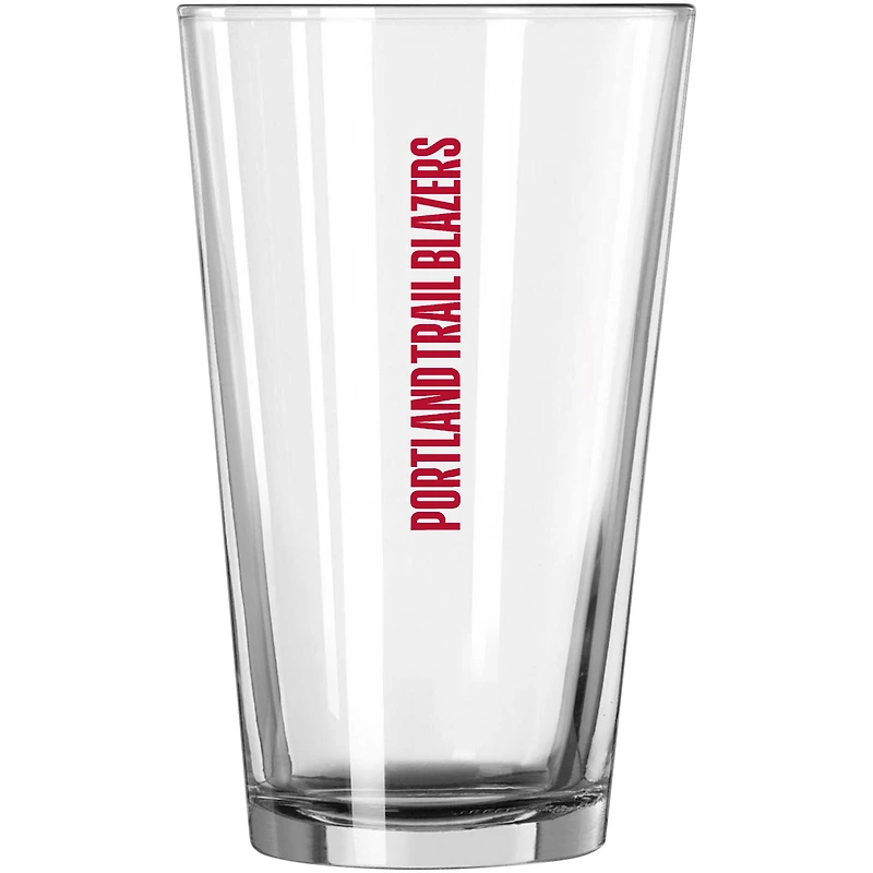 Portland Trail Blazers 16oz. Team Wordmark Game Day Pint Glass