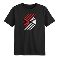 T-shirt noir Outerstuff avec logo principal des Portland Trail Blazers pour enfants d'âge préscolaire