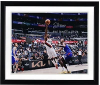 Scoot Henderson Portland Trail Blazers Autographed 16" x 20" Layup vs. Los Angeles Clippers with "NBA Debut 10-25-23" Inscription