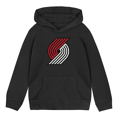 Toddler Outerstuff  Black Portland Trail Blazers Primary Logo Hoodie