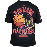 Unisex Hyperfly Black Portland Trail Blazers NBA x My Hero Academia All Might Smash T-Shirt