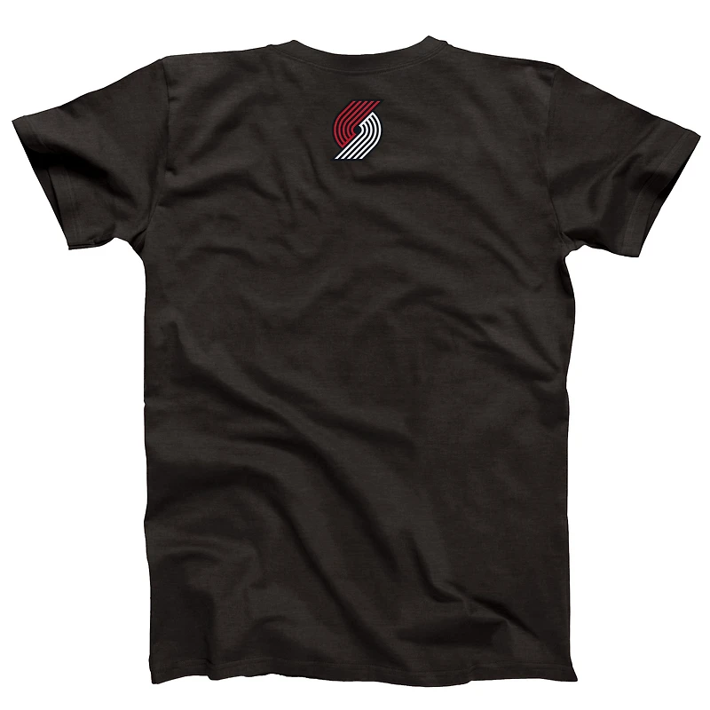 T-shirt unisexe NBALab x Hyperfly Heather Black Portland Trail Blazers Collection Année du serpent Nouvel An lunaire