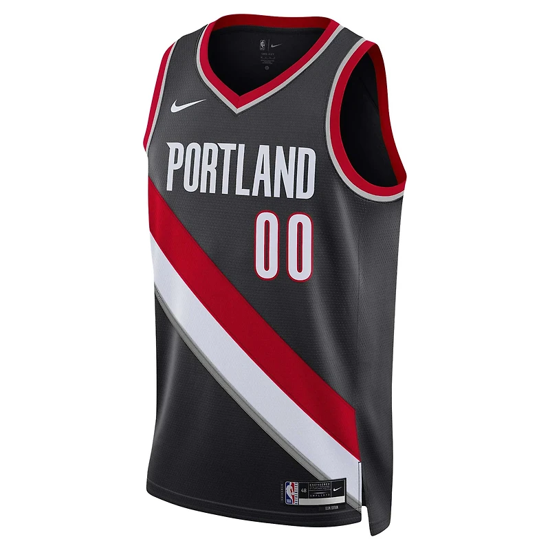 Unisexe Nike Scoot Henderson Noir Portland Trail Blazers 2023 NBA Draft Swingman Jersey - Icon Edition
