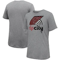 T-shirt unisexe Stadium Essentials Portland Trail Blazers Hometown gris chiné