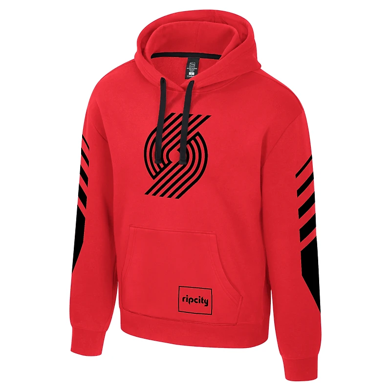 Unisex Stadium Essentials Red Portland Trail Blazers City Star Hoodie