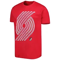 Unisex Stadium Essentials Red Portland Trail Blazers Element Logo Pop T-Shirt