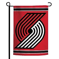 Drapeau de jardin à logo double face WinCraft Portland Trail Blazers 12" x 18"