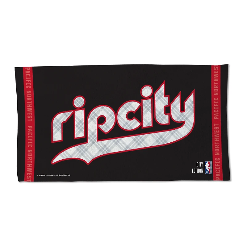 WinCraft  Portland Trail Blazers 2024/25 City Edition On Court 22'' x 42'' Single-Sided Beach Towel
