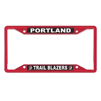 Cadre de plaque d'immatriculation couleur chrome WinCraft Portland Trail Blazers