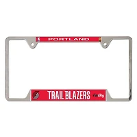 WinCraft  Portland Trail Blazers Chrome Plated Metal License Plate Frame