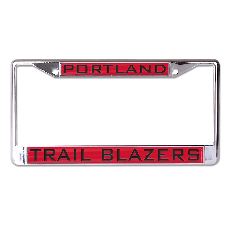 Cadre de plaque d'immatriculation en métal découpé au laser WinCraft Portland Trail Blazers