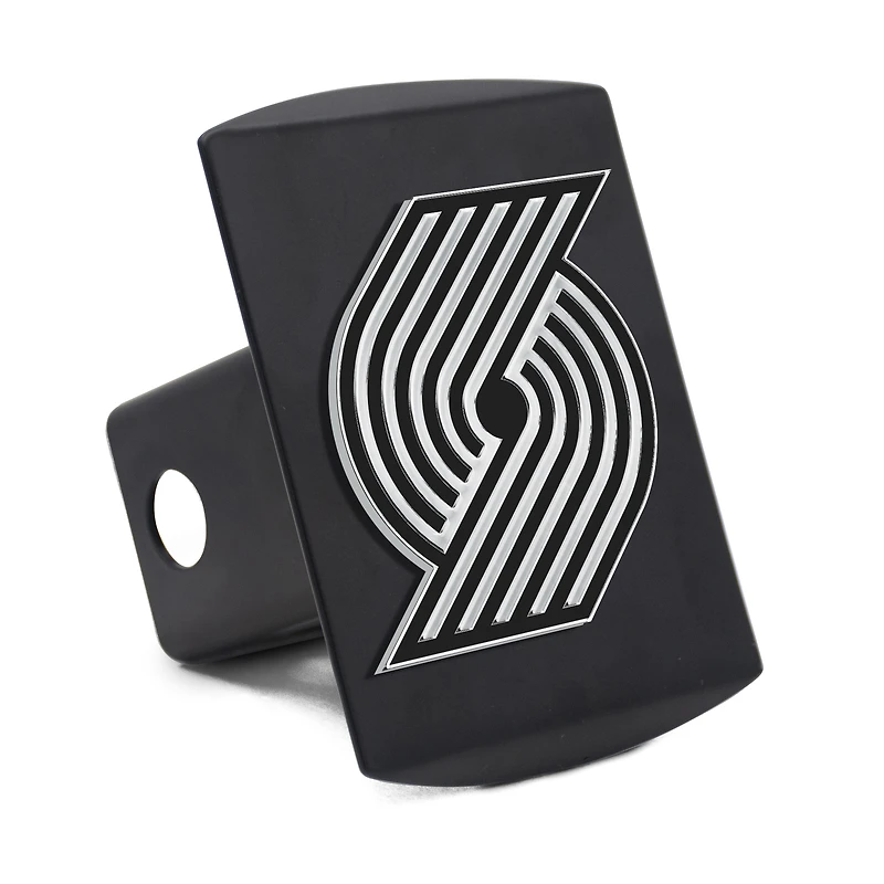 Housse d'attelage WinCraft Portland Trail Blazers Premium en métal chromé avec logo