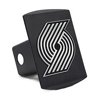Housse d'attelage WinCraft Portland Trail Blazers Premium en métal chromé avec logo