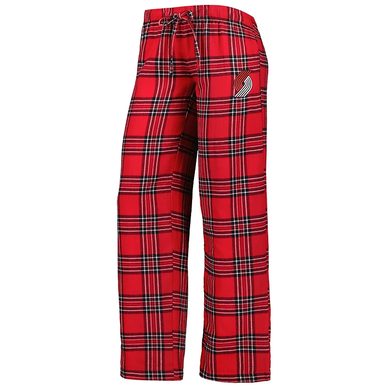 Women's Concepts Sport Red/Black Portland Trail Blazers Badge Top & Pajama Pants Sleep Set
