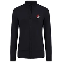 Veste zippée intégrale noire pour femme Levelwear Portland Trail Blazers Shine