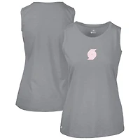 Débardeur gris Levelwear pour femme avec logo Macy Core la fête des Mères Portland Trail Blazers