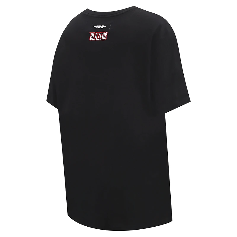 Women's Pro Standard Black Sacramento Kings Script Boyfriend T-Shirt