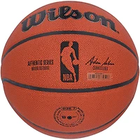 Ballon de basketball d'intérieur/extérieur Wilson Authentic Series autographié par Yang Hansen, Portland Trail Blazers