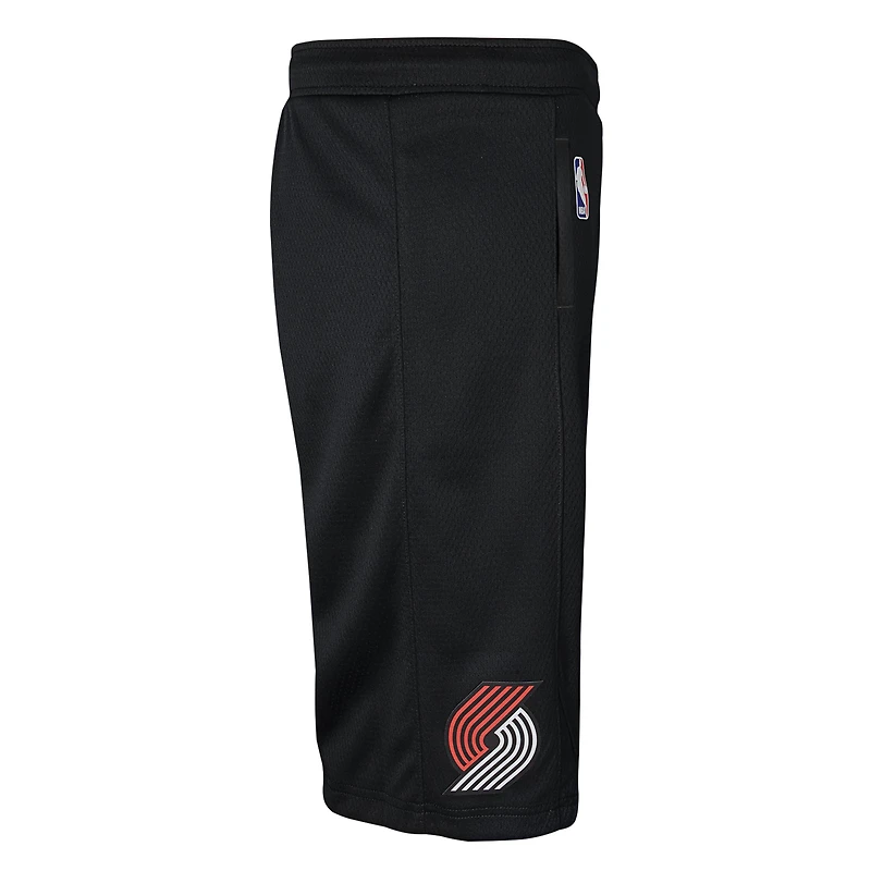Short de performance Nike Swingman noir Portland Trail Blazers pour enfant – Édition Icon