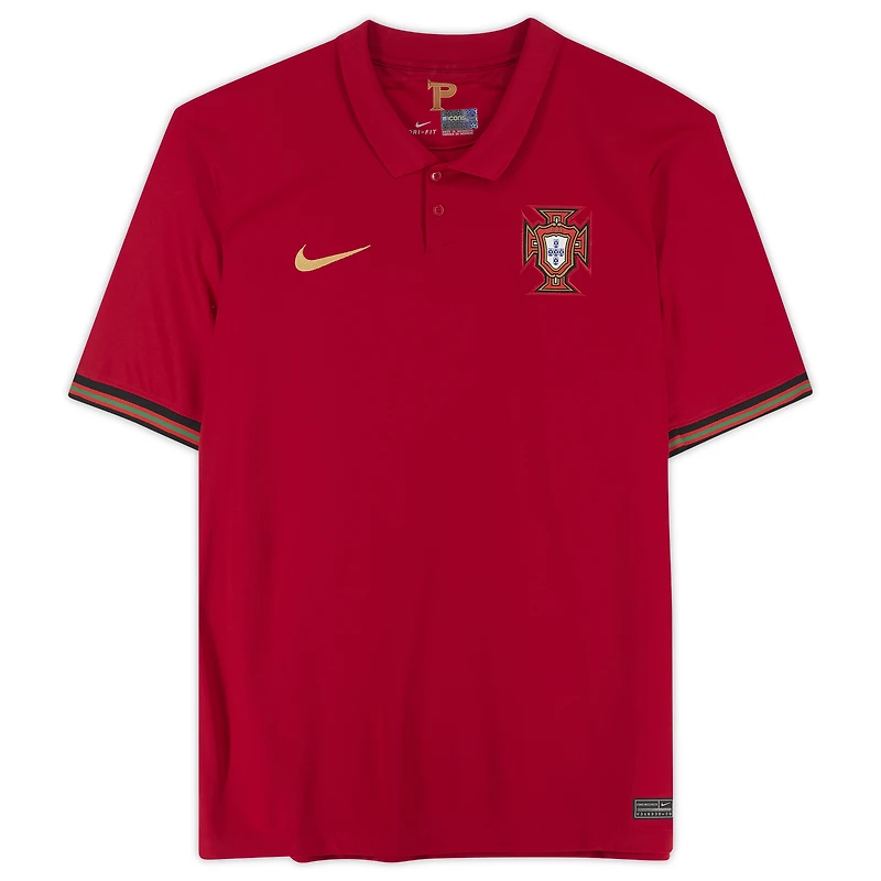 Maillot domicile 2020-21 dédicacé par Bruno Fernandes de l'équipe nationale du Portugal