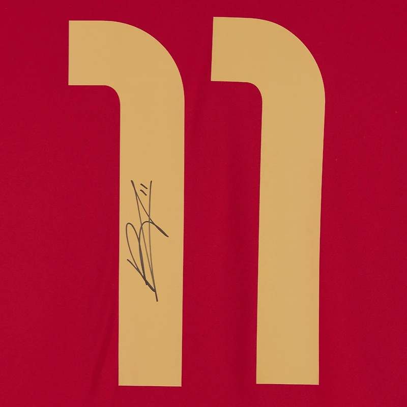 Maillot domicile 2020-21 dédicacé par Bruno Fernandes de l'équipe nationale du Portugal