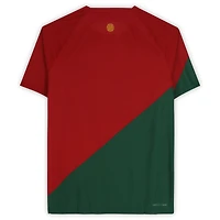 Maillot domicile 2022-23 autographié par Bruno Fernandes de l'équipe nationale du Portugal - Signature sur le devant