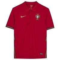 Maillot domicile Nike 2020-2021 dédicacé par Bruno Fernandes de l'équipe nationale du Portugal - Signature sur le devant