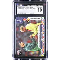Carte authentifiée CGC n° 10, commémorant le match n° 8 de la Ligue des Nations 2025 entre Cristiano Ronaldo et Lamine Yamal