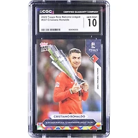 Cristiano Ronaldo Portugal National Team 2025 Topps Now Nations League Icon Lead Portugal to UEFA Nations League Glory #7 CGC Authenticated 10 Card