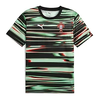 Maillot d'entraînement pré-match Puma Black Portugal 2025 pour homme