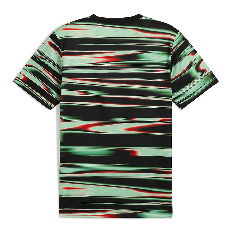 Maillot d'entraînement pré-match Puma Black Portugal 2025 pour homme