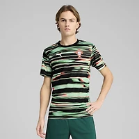 Maillot d'entraînement pré-match Puma Black Portugal 2025 pour homme